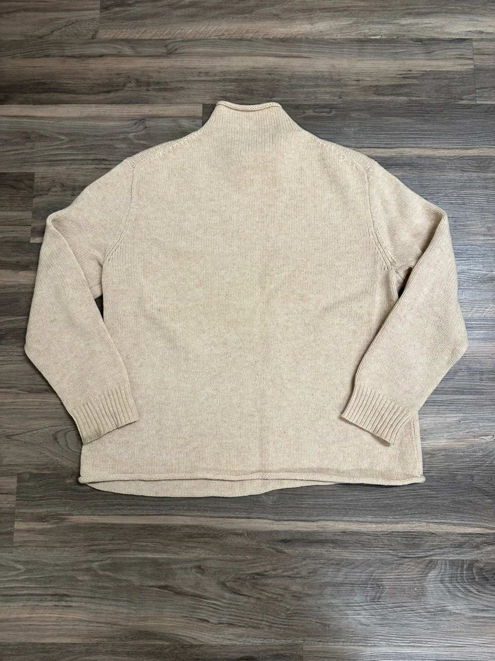 J. Crew Always Lambswool Rollneck Relaxed Sweater
